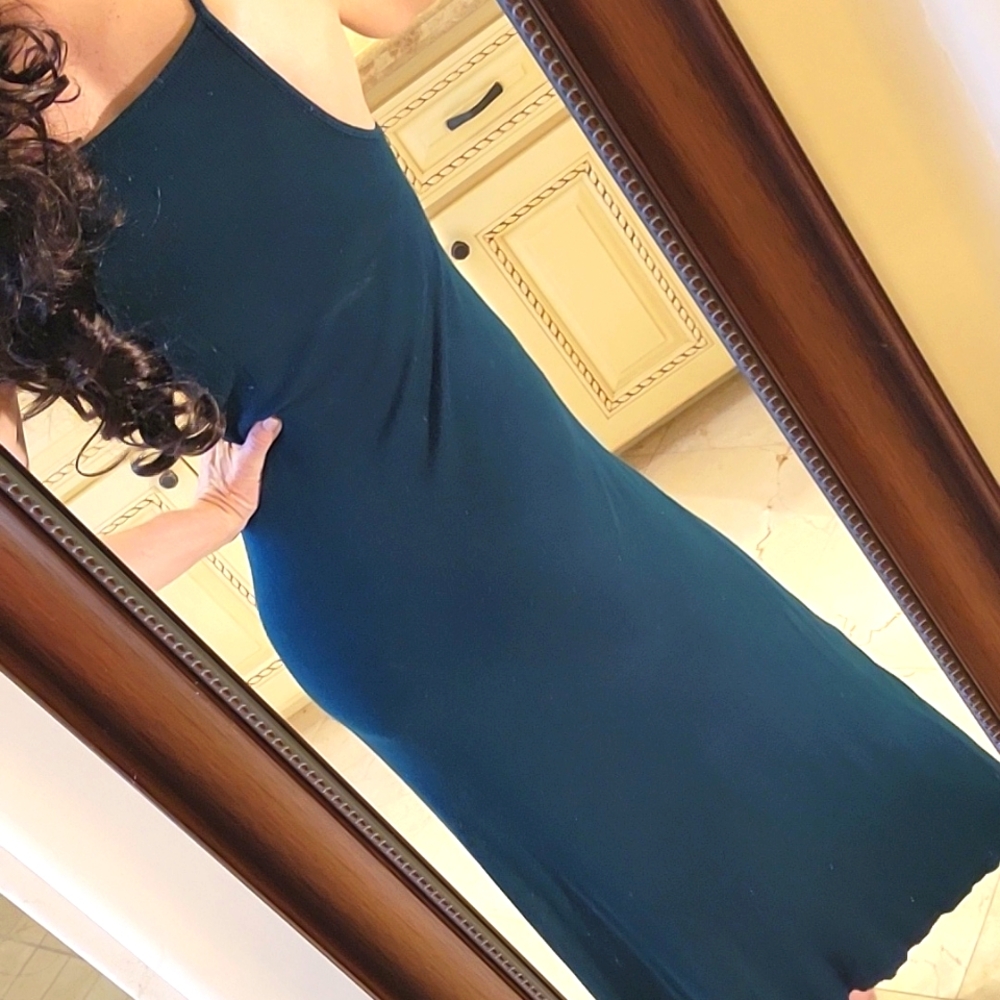 Forever 21 Rich Team Cami Micro-Ribbed Maxi Dress, M - Picture 8 of 16